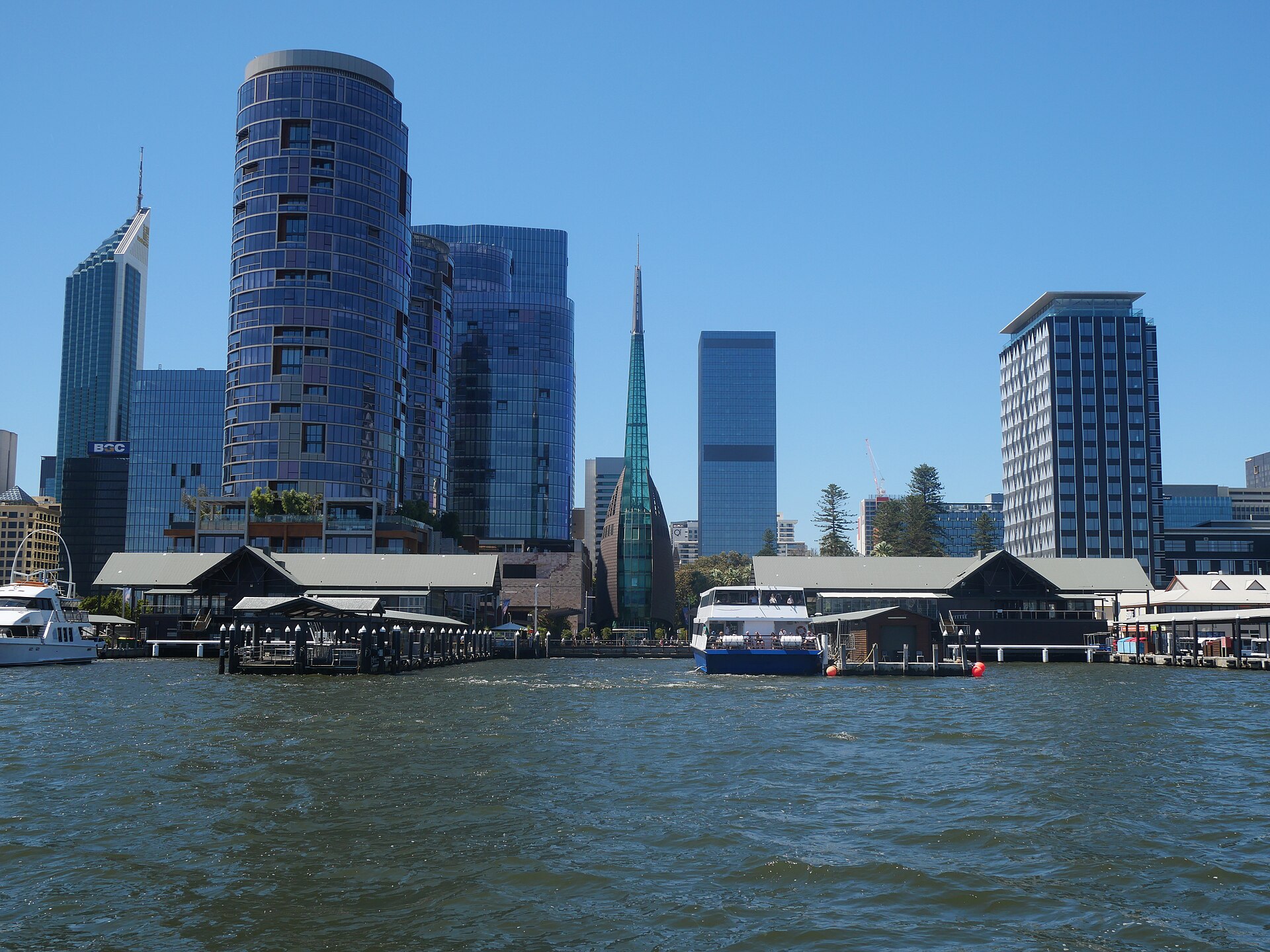 Barrack Square and the Swan River