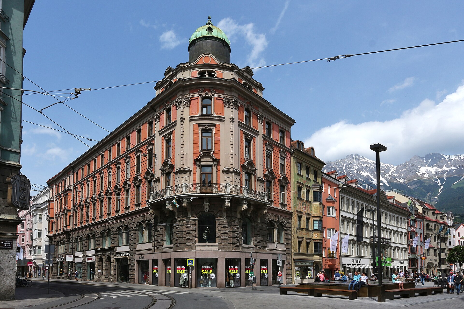 Maria-Theresien-Straße — the baroque spine of the city